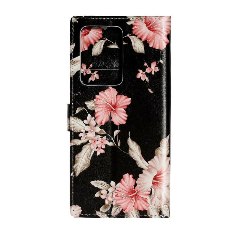 Flip Cover Samsung Galaxy S20 Plus 4G / 5G Blomsterdesign