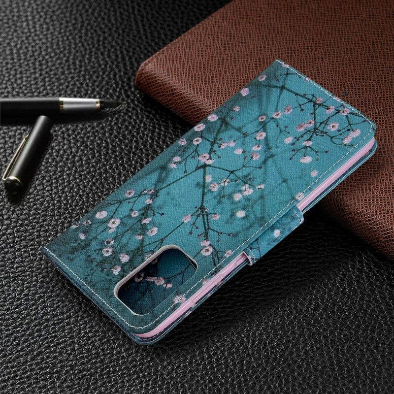 Flip Cover Samsung Galaxy S20 Plus 4G / 5G Blomstrende Træ