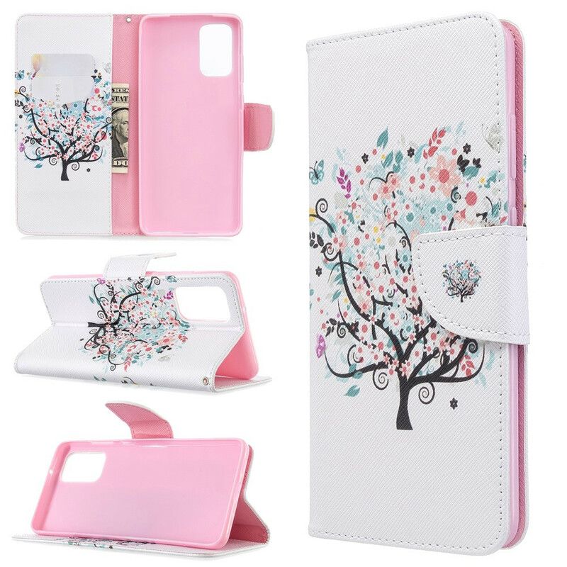 Flip Cover Samsung Galaxy S20 Plus 4G / 5G Blomstret Træ