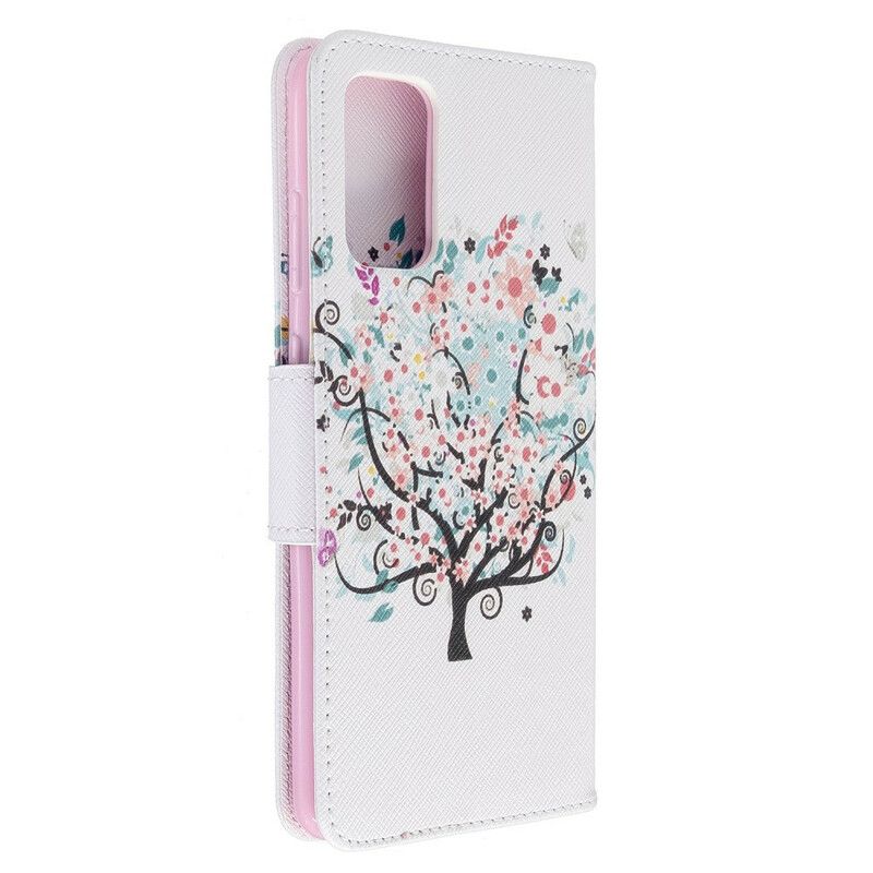 Flip Cover Samsung Galaxy S20 Plus 4G / 5G Blomstret Træ