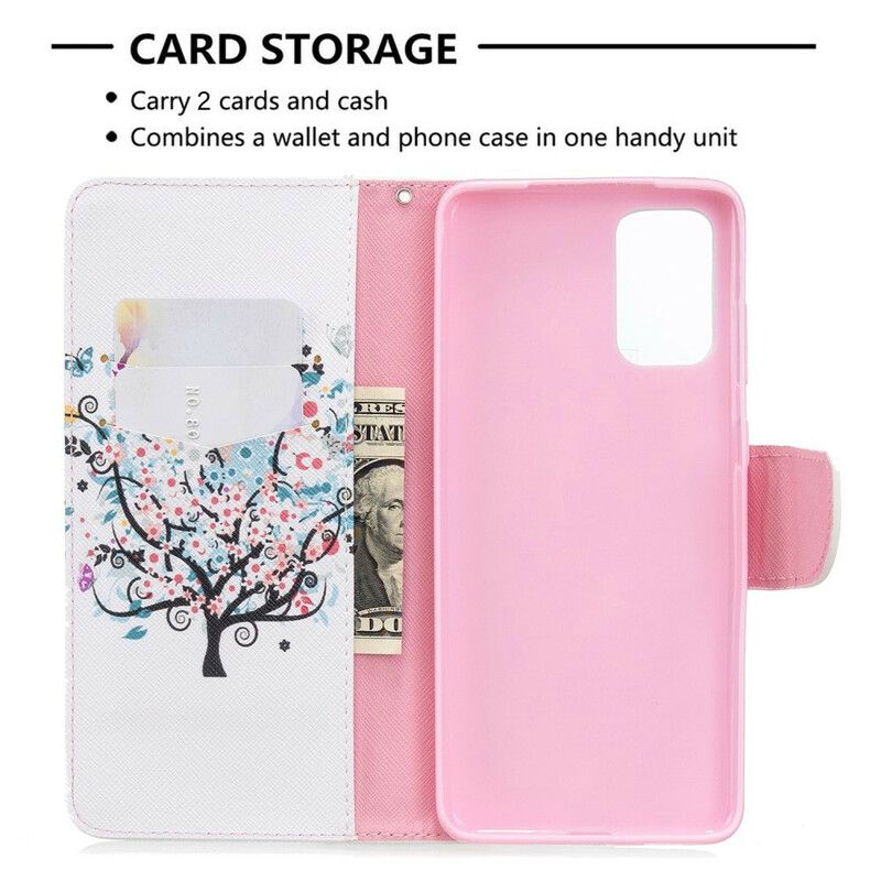 Flip Cover Samsung Galaxy S20 Plus 4G / 5G Blomstret Træ