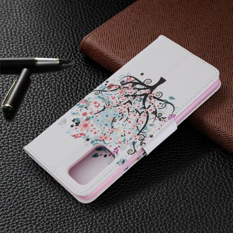 Flip Cover Samsung Galaxy S20 Plus 4G / 5G Blomstret Træ