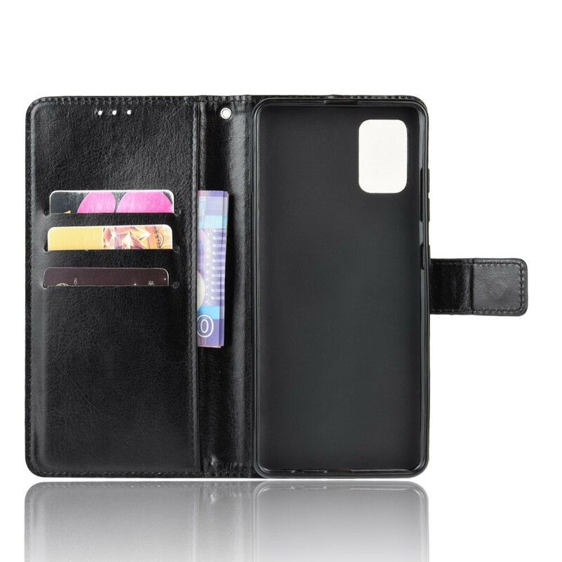 Flip Cover Samsung Galaxy S20 Plus 4G / 5G Flashy Imiteret Læder