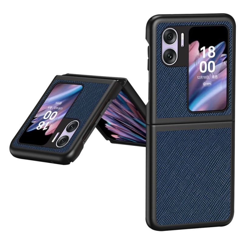 Cover Oppo Find N2 Flip Flip Cover Tekstureret Læderstil