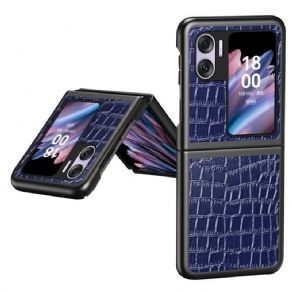 Mobilcover Oppo Find N2 Flip Flip Cover Krokodille Tekstur