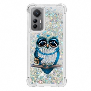 Cover Xiaomi 12 Lite Pailletter Miss Owl