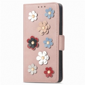 Flip Cover Xiaomi 12 Lite 3d Blomster