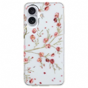 Cover iPhone 16 Blomster