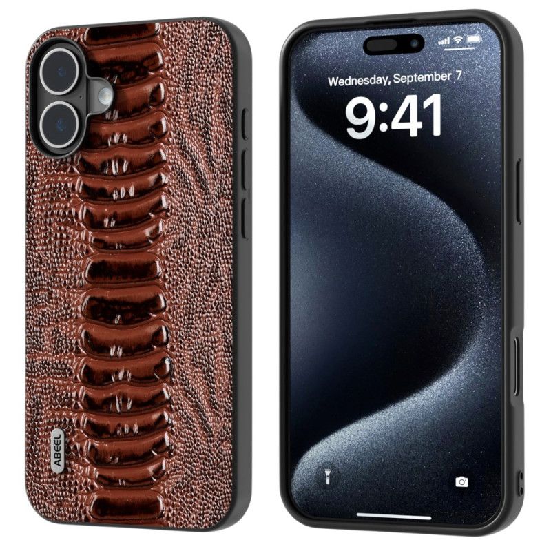 Cover iPhone 16 Telefon Etui Krokodillestil