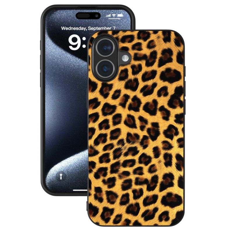 Cover iPhone 16 Telefon Etui Leopardstil