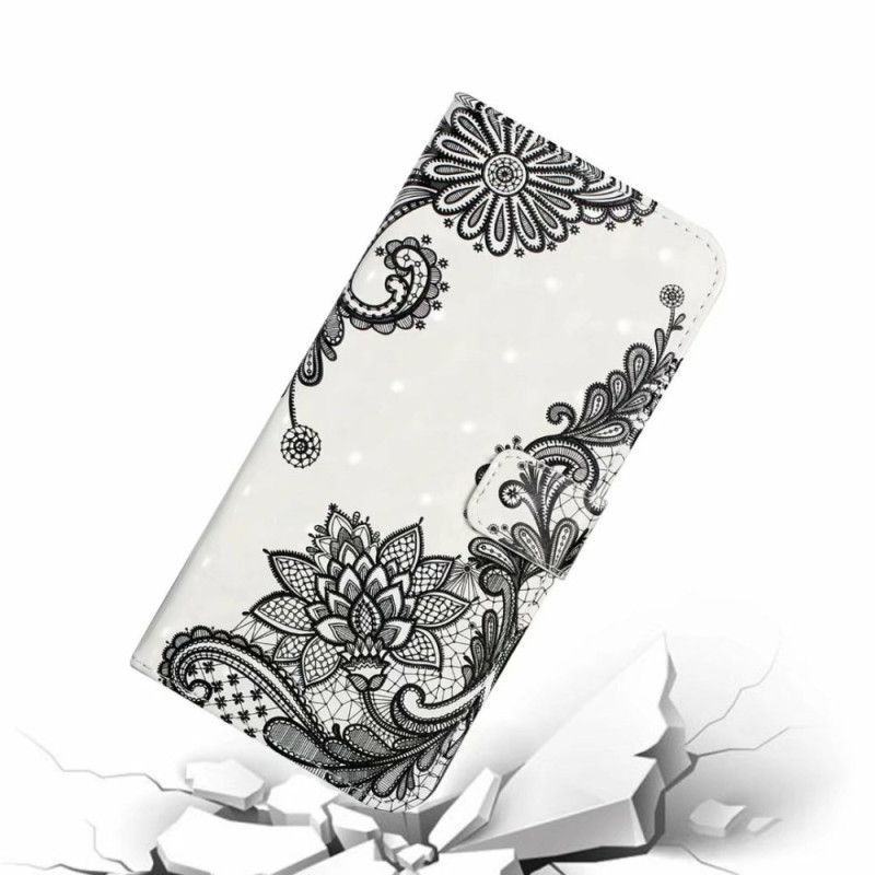 Flip Cover iPhone 16 Blondeblomst