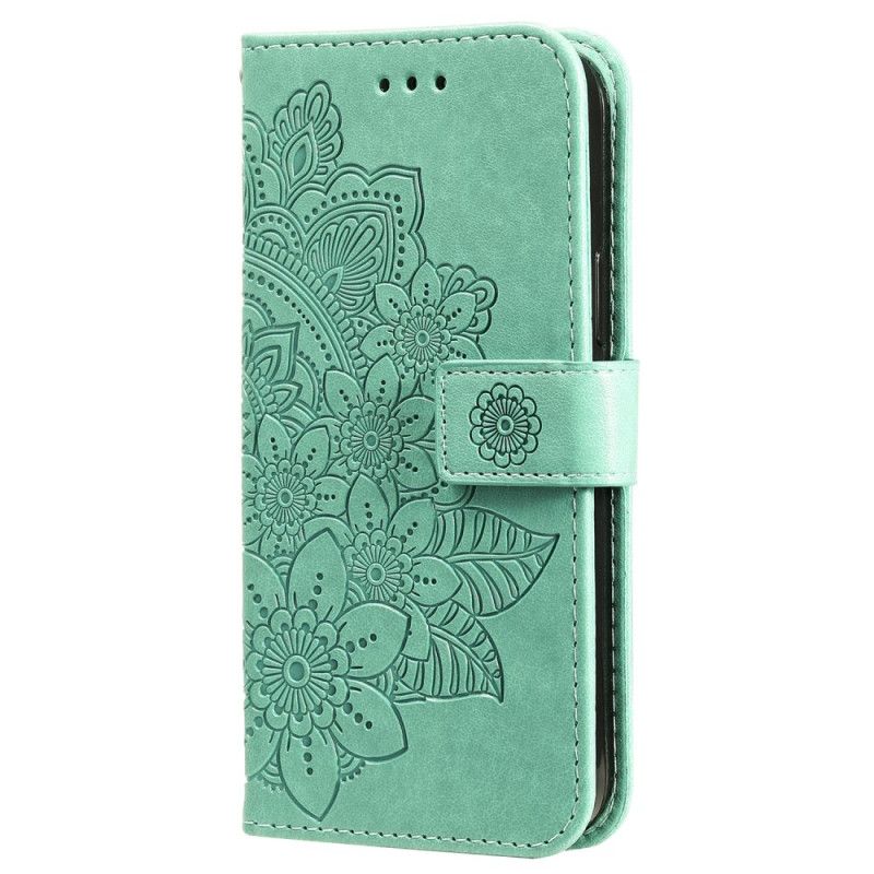 Flip Cover iPhone 16 Mandala Print Med Rem