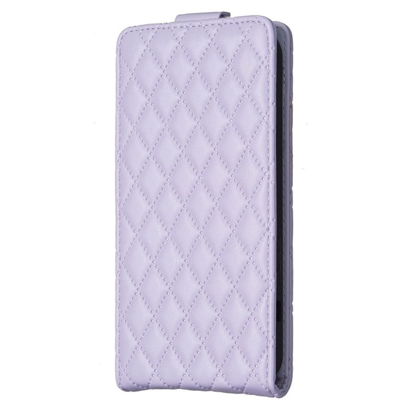 Flip Cover iPhone 16 Quiltet Lodret Flap