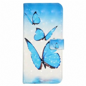 Flip Cover iPhone 16 Tre Sommerfugle