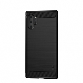 Cover Samsung Galaxy Note 10 Plus Mofi Børstet Kulfiber