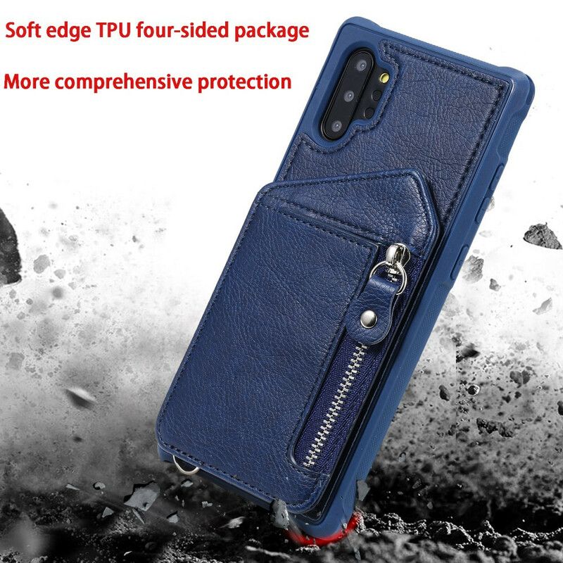 Cover Samsung Galaxy Note 10 Plus Punge Etui Zip Tegnebog