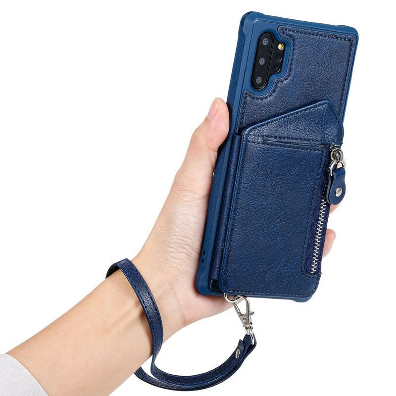 Cover Samsung Galaxy Note 10 Plus Punge Etui Zip Tegnebog