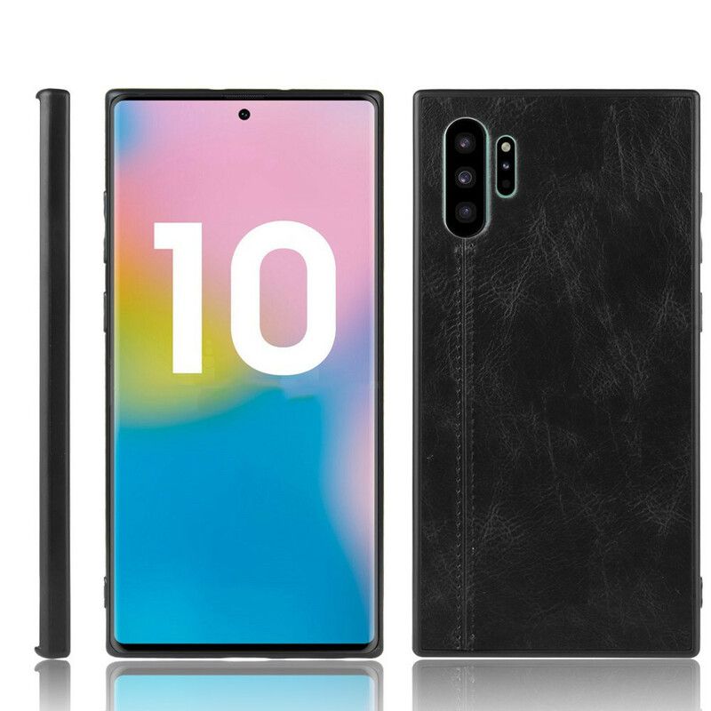 Cover Samsung Galaxy Note 10 Plus Stil Lædersøm