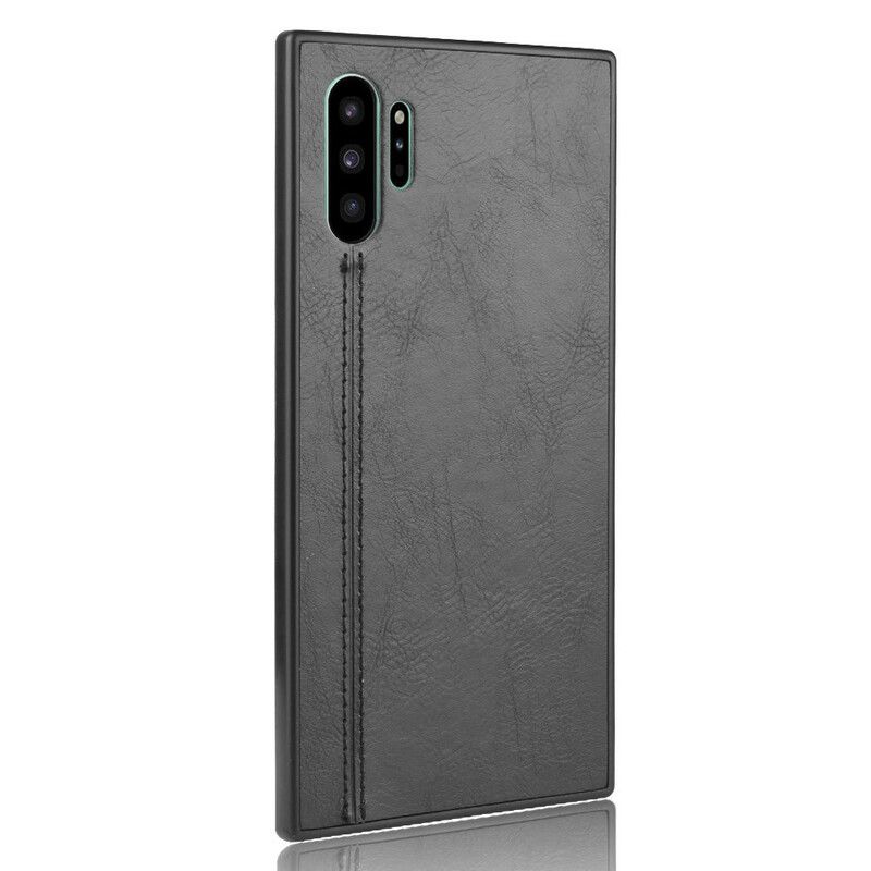 Cover Samsung Galaxy Note 10 Plus Stil Lædersøm