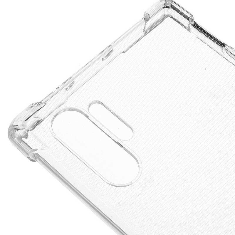 Cover Samsung Galaxy Note 10 Plus Transparente Forstærkede Hjørner