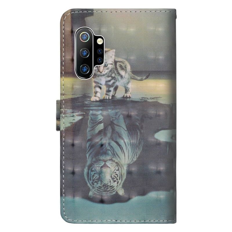 Flip Cover Samsung Galaxy Note 10 Plus Ernest The Tiger