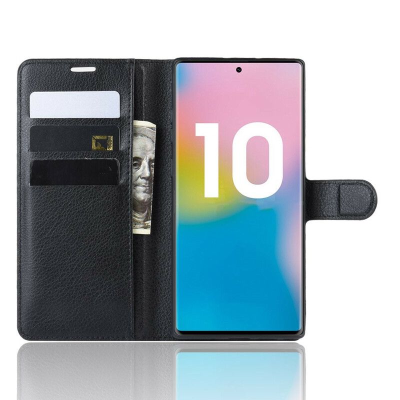 Flip Cover Samsung Galaxy Note 10 Plus Klassiske Farver