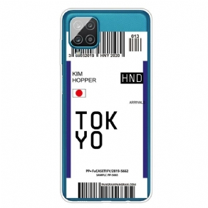 Cover Samsung Galaxy A12 / M12 Boardingkort Til Tokyo