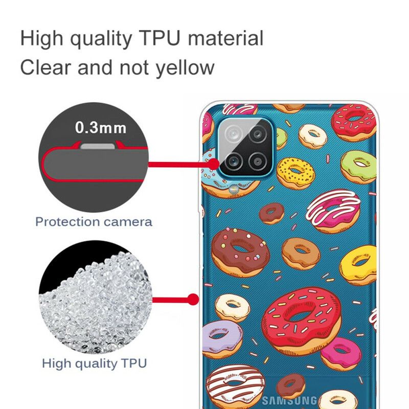 Cover Samsung Galaxy A12 / M12 Elsker Donuts