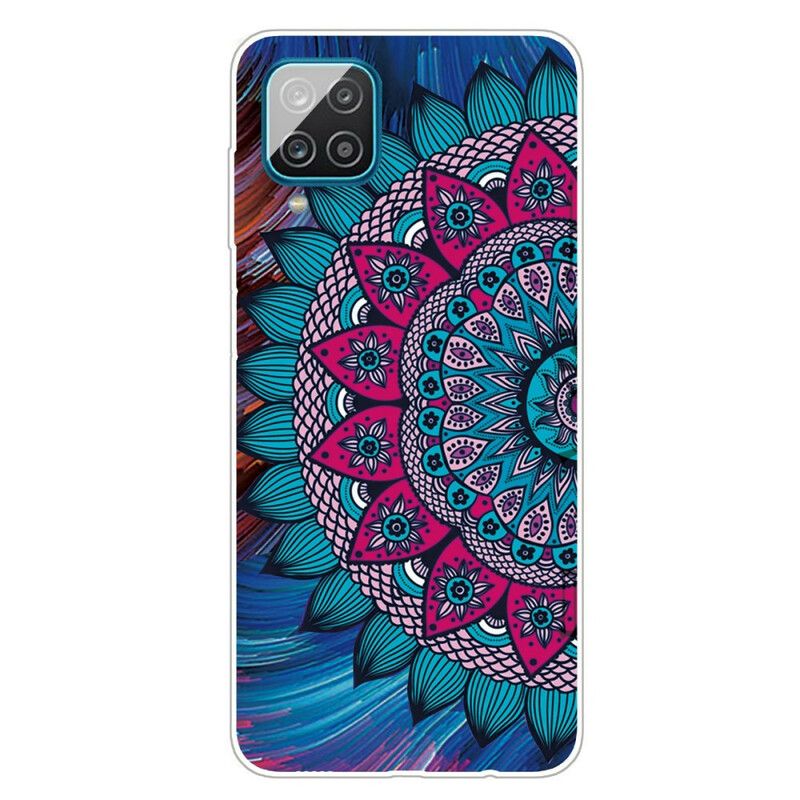 Cover Samsung Galaxy A12 / M12 Farverig Mandala