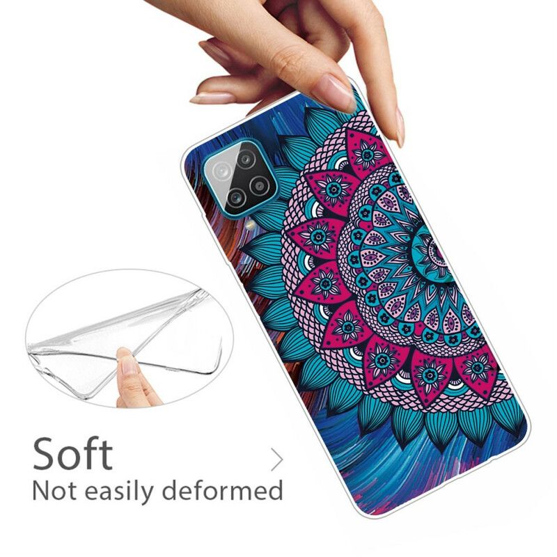 Cover Samsung Galaxy A12 / M12 Farverig Mandala