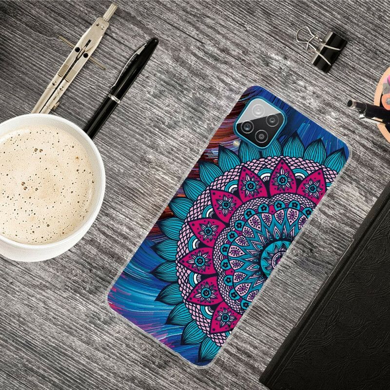 Cover Samsung Galaxy A12 / M12 Farverig Mandala