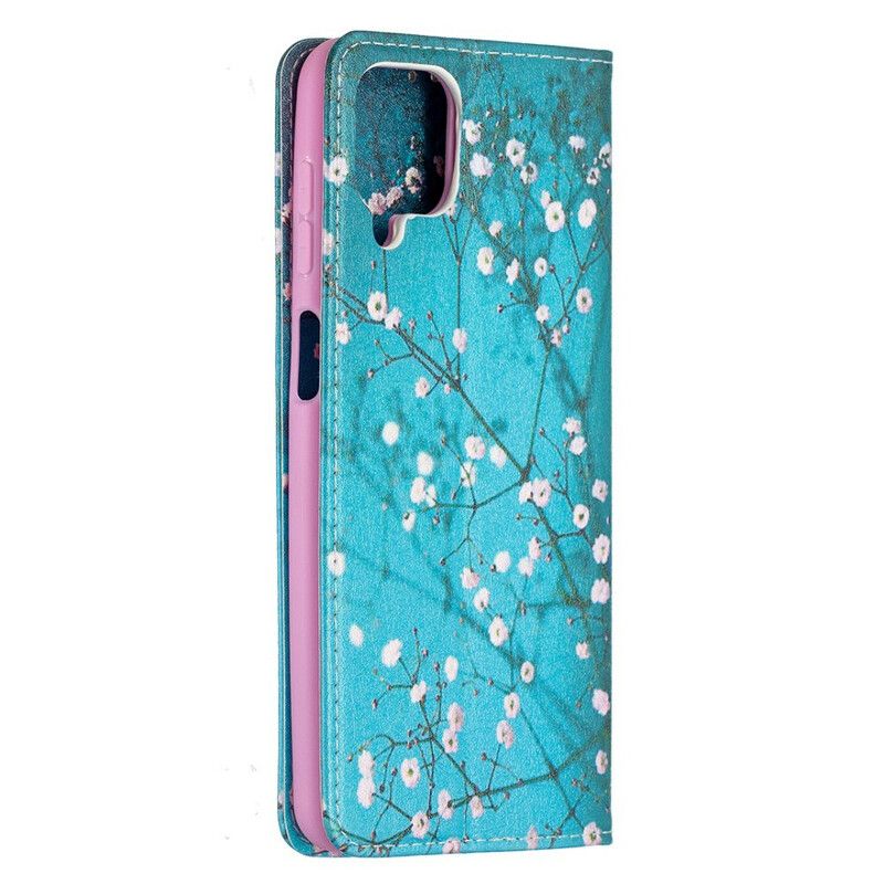 Cover Samsung Galaxy A12 / M12 Flip Cover Blomstrende Grene