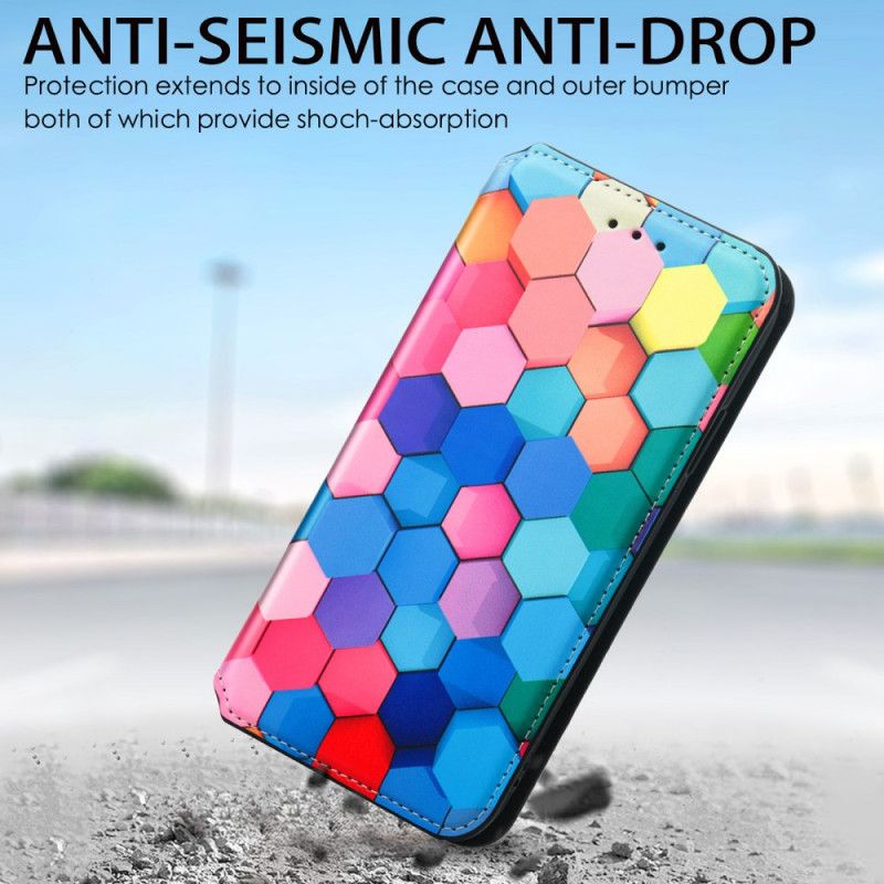 Cover Samsung Galaxy A12 / M12 Flip Cover Caseneo Rfid-design