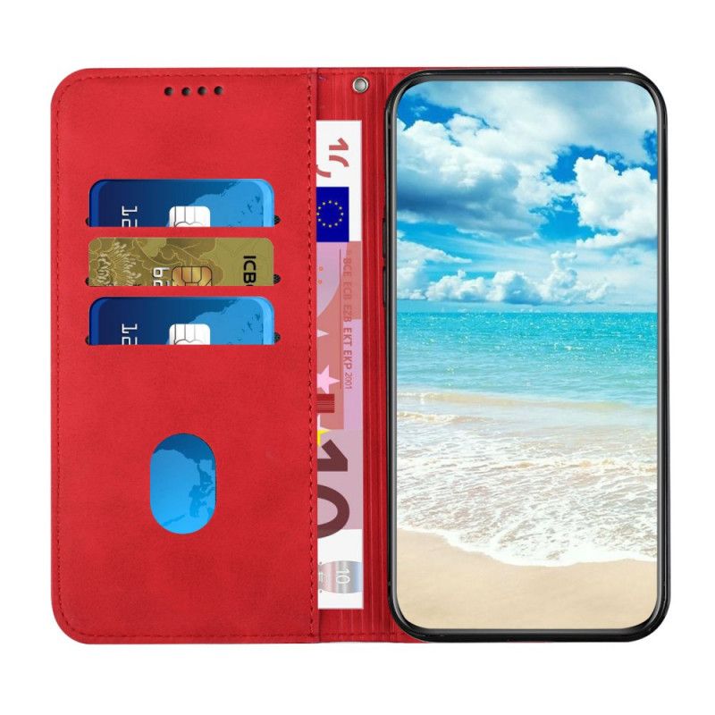 Cover Samsung Galaxy A12 / M12 Flip Cover Geo Lædereffekt