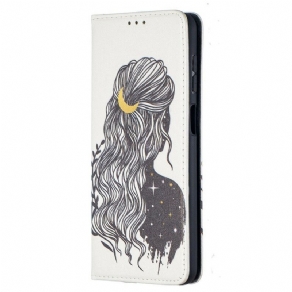 Cover Samsung Galaxy A12 / M12 Flip Cover Pænt Hår