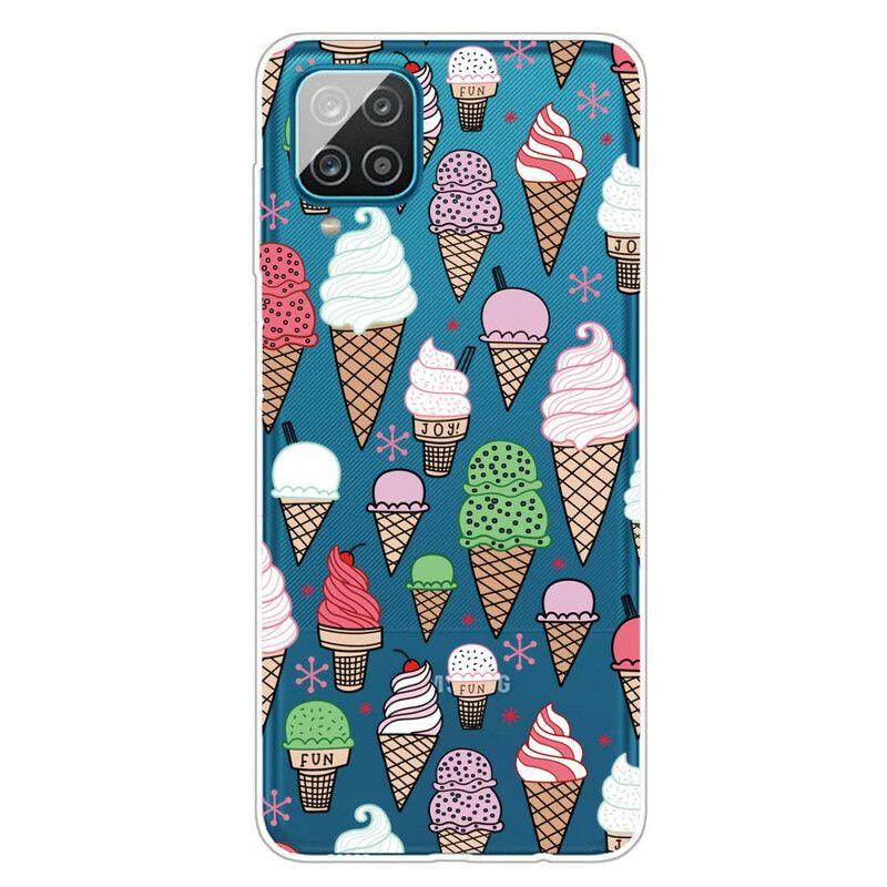 Cover Samsung Galaxy A12 / M12 Flødeis