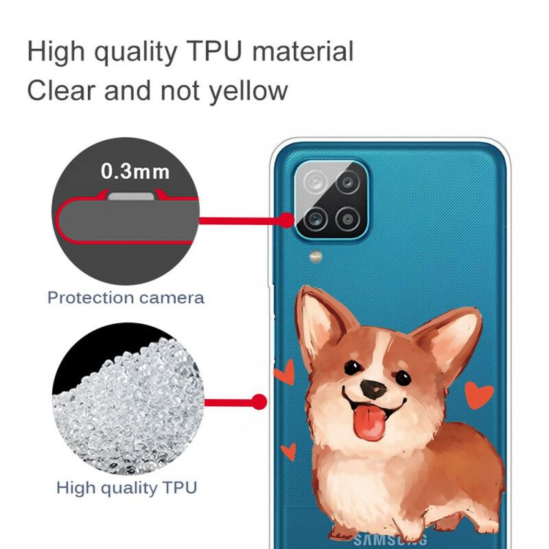 Cover Samsung Galaxy A12 / M12 Min Lille Hund