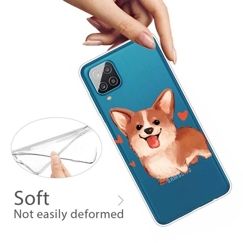 Cover Samsung Galaxy A12 / M12 Min Lille Hund