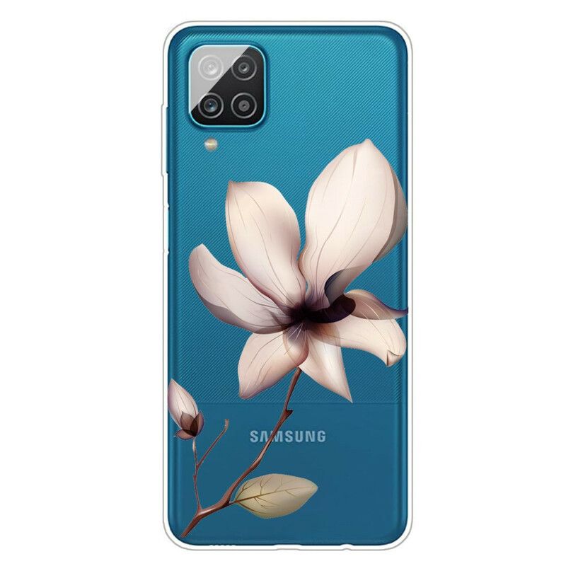 Cover Samsung Galaxy A12 / M12 Premium Blomster