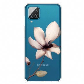 Cover Samsung Galaxy A12 / M12 Premium Blomster