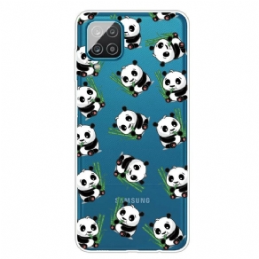 Cover Samsung Galaxy A12 / M12 Små Pandaer