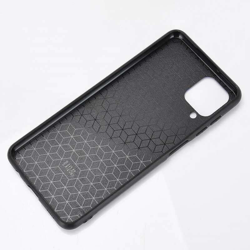 Cover Samsung Galaxy A12 / M12 Søm Lædereffekt