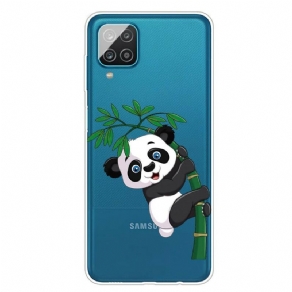 Cover Samsung Galaxy A12 / M12 Sømløs Panda På Bambus