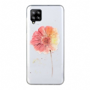 Cover Samsung Galaxy A12 / M12 Sømløst Akvarel Blomstermønster