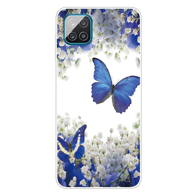 Cover Samsung Galaxy A12 / M12 Sommerfugle Design