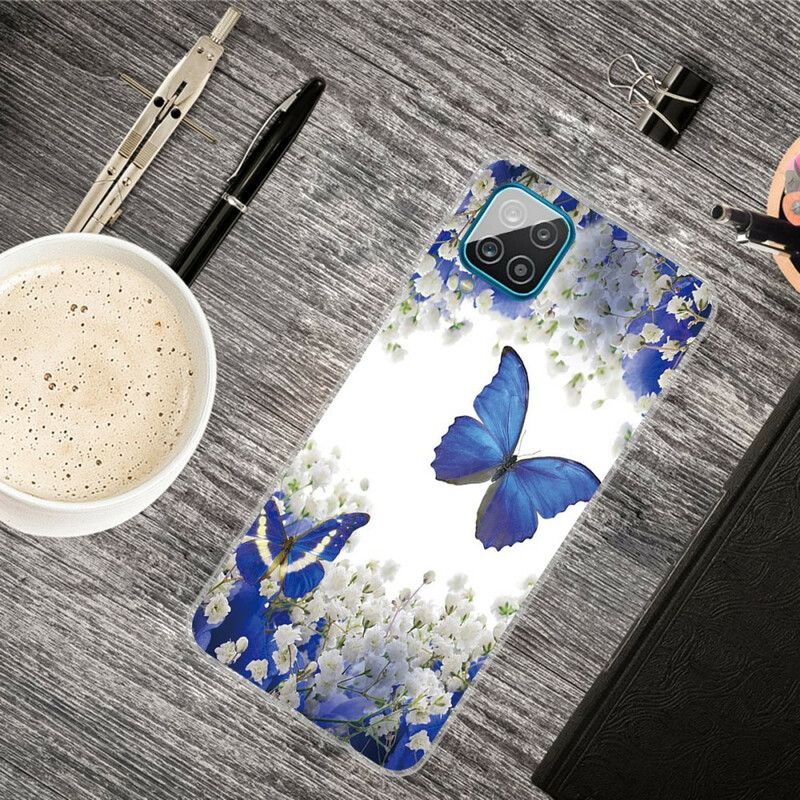 Cover Samsung Galaxy A12 / M12 Sommerfugle Design