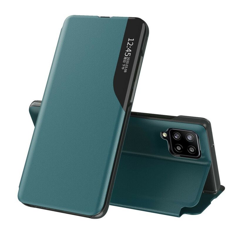 Cover Samsung Galaxy A12 / M12 Tekstureret Kunstlæder