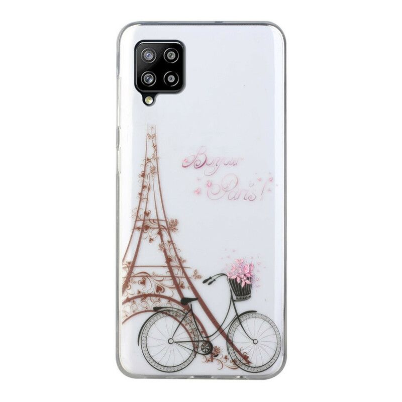 Cover Samsung Galaxy A12 / M12 Transparent Bonjour Paris