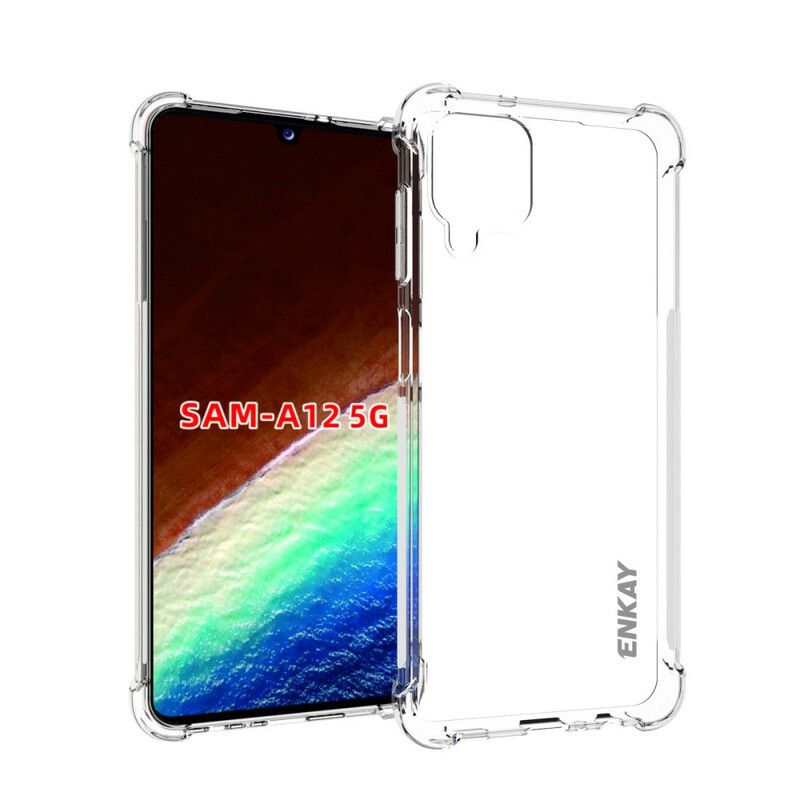 Cover Samsung Galaxy A12 / M12 Transparent Enkay