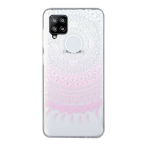 Cover Samsung Galaxy A12 / M12 Transparent Farvet Mandala